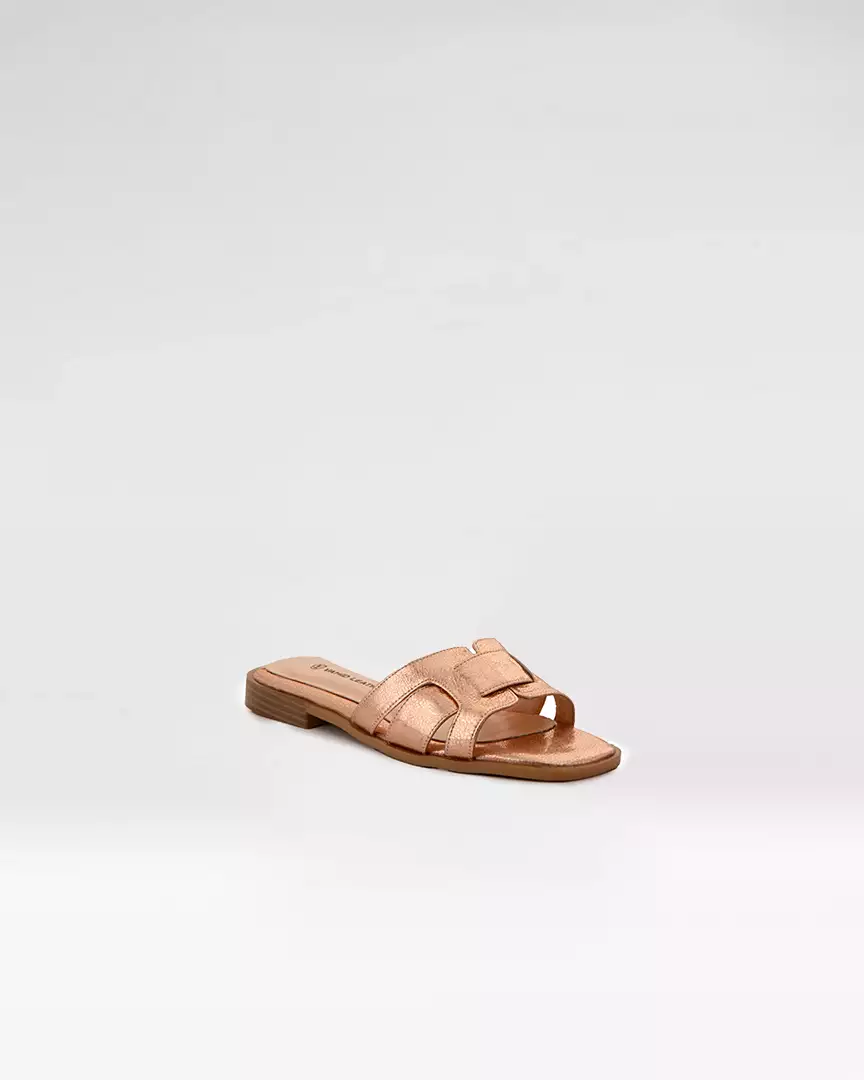 صندل زنانه چرم (کد 8619 )